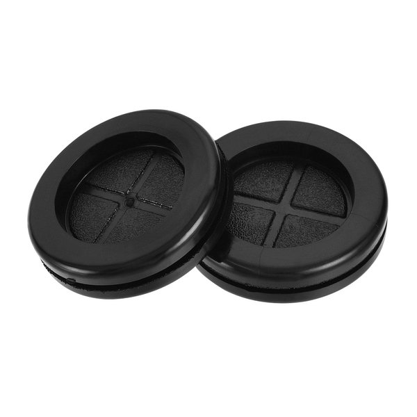 uxcell Rubber Grommet Round Double-Sided Mount Dia 27 mm for Wire Protection 4pcs
