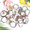 PEUTIER 40pcs Sports Party Favors, 20pcs Sports Keychains & 20pcs Sports Bracelets with Football Basketball Rugby Baseball Sport Theme Thank You for Coming Gifts for Sports Party Supplies