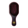 Red Premium X Bow Wow Medium Hard Hair Brush for Men 360 Wave Brush 2 Bristles In 1 Mixed Boar Brush (Club Brush)
