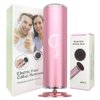 HayZBao Electric Foot File - Callus Remover for Feet,Professional Pedicure Tool for Dead Skin and Calluses,Adjustable Speed Foot File with 60 Pcs Sandpaper Discs - Pink