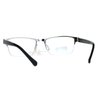 Multi Focus Progressive Reading Glasses 3 Powers in 1 Rectangle Silver +1.5