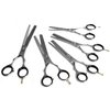 Professional Barber Texturizing Shears for Hair blending - Barber Hairdressing Scissors kit - Japanese Stainless Steel Hair Thinning Shears set 5, 5.5, 6, 6.6, 7 Inch