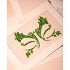 Poison Ivy Leaf Face Jewels by Mercy London Green Costume Accessories Face Gems Jewels All In One Halloween Headpiece Stick On