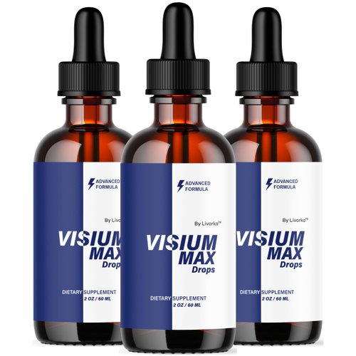 (3 Pack) Visium Max Drops - Visium Max Drops Vision & Eye Health Support Supplement, All Natural Premium Advanced Liquid Formula Drop for Overall Wellness and Support Health, 3 Bottles for 3 Months
