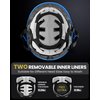 OutdoorMaster Skateboard Cycling Helmet - Two Removable Liners Ventilation Multi-Sport Scooter Roller Skate Inline Skating Rollerblading for Kids, Youth & Adults - M - Deep Blue