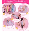YEETIN Fashion Designer Kits for Girls Ages 6+, 800+Pcs Kids Sewing Kits, Arts & Crafts Set, Doll Clothes Making, Learn to Sew Gifts for Birthday