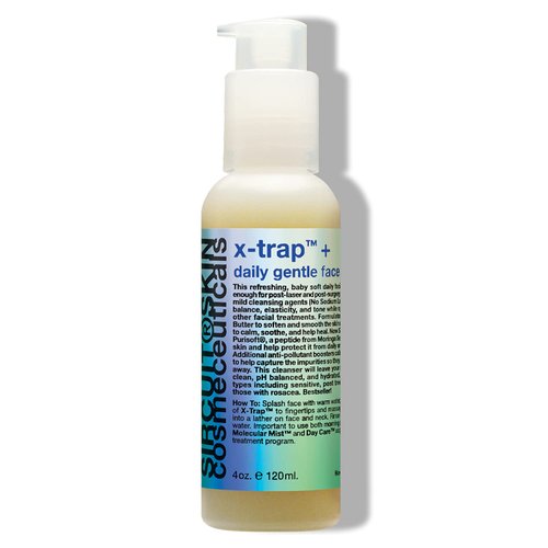 Sircuit Skin X-TRAP+ Daily Gentle Face Wash - Daily Skin Care with Shea Butter, Bisabolol + Zeolites - Hydrating Facial Cleanser Supports Soft and Moisturized Skin (4 oz)