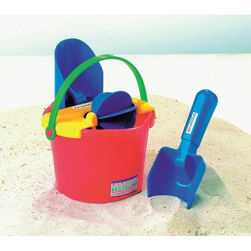 Spielstabil Bucket Mill 3 Piece Set - Includes Bucket, Sand Scoop and Spinning Wheel (Made in Germany)