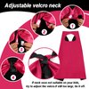 ERDOGLY Superhero Capes for Kids, Double-Sided Superhero Costume for Boys Girls 3-12 Year Old, Toddler Halloween Cosplay Dress up Birthday Gifts, Rose & Black