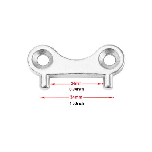 Douzime Boat Gas Cap Key Stainless Steel Deck Plate Replacement Spare Keys for Boat Marine Yacht Water Fuel Tank Fill Filler Tool 4 Pack