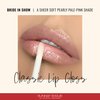 Runway Rogue Classic Lip Gloss, Pale Pearly-Pink Ultra-Sheer Hydrating Lip Gloss, ‘Bride in Show’