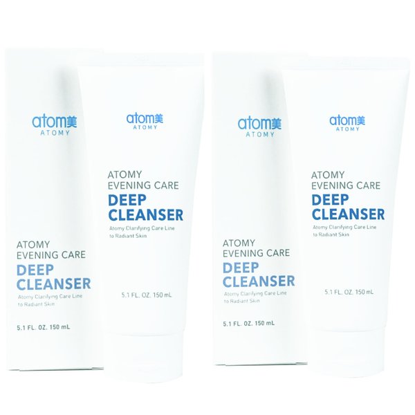 GASHINA STORY ATOMY Evening Care Deep Cleanser - 150ml x 2 pack, Facial Foam, Face Wash