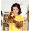 DolliBu Big Foot Hand Puppet Super Soft Stuffed Animal, Cute Realistic Stuffed Animals for Girls, Boys, Adults Animal Gifts, Kids Nursery Decor for Newborn, Cuddly Soft Baby Plush Toys - 10 Inches