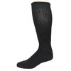 Foot Galaxy Diabetic Socks, Men 10-13, Black, 3 Pair
