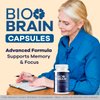 (5 Pack) Bio Brain Capsules - Official BioBrain Supplement Pills Daily Support Brain & Memory Focus All Natural Advanced Premium Formula for Overall Health & Wellness, 300 Capsules for 5 Months
