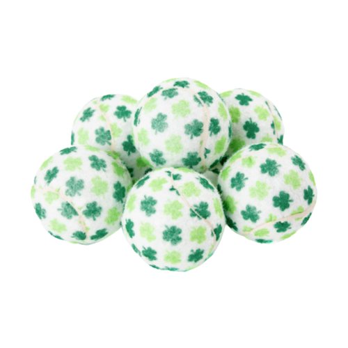 Midlee St. Patrick's Day Shamrock Dog Tennis Balls (Regular)