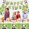 Panda Party Decorations, Includes Panda Happy Birthday Banner, Panda Balloons, Tablecloth, Cupcake Toppers, Panda Party Supplies for Kids Boys Girls Panda Theme Birthday Party, Baby Showers Party