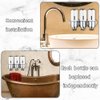 prosfalt 2 Chamber Wall Mounted Bathroom Shower Pump Dispenser and Organizer-Holds Shampoo, Soap, Conditioner, Shower Gel, for Bathroom Kitchen Hotel (White 2 Chamber)