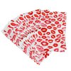 Lips Poly Mailers Red Kiss for Make Up Lip Gloss LipStick Self Sealing Envelope Wide Lip Print Waterproof Shipping | Pack of 25 | Size 10 x 6.75 inches