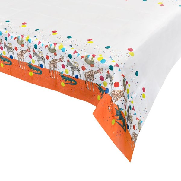 Change the product attribute to 'Talking Tables Safari Animal Themed Table Cover for Girls & Boys Birthday or Baby Shower | Eco-Friendly Disposable Tablecloth, Madagascar, Jungle 180cm x 120cm