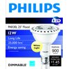 Philips 430132 12-watt AirFlux PAR30L LED 3000K Flood Light Bulb, Dimmable, White