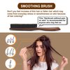 Hair Brush for Glossy and Tangle-Free Thin Hair: Soft Bristles to Prevent Breakage and Reduce Pain on Sensitive Scalps