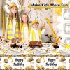 100 Pcs Construction Birthday Party Supplies Decorations Plates Set for 25 Guests, Include Plates Napkins Forks Set for Boys Kids Construction Excavator Theme