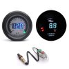 GoolRC Digital Air Fuel Ratio Gauge Kit 12V 2 in 1 Meter 52MM Narrowband Car Volmeter with O2 Oxygen Sensor Car Modification Accessories