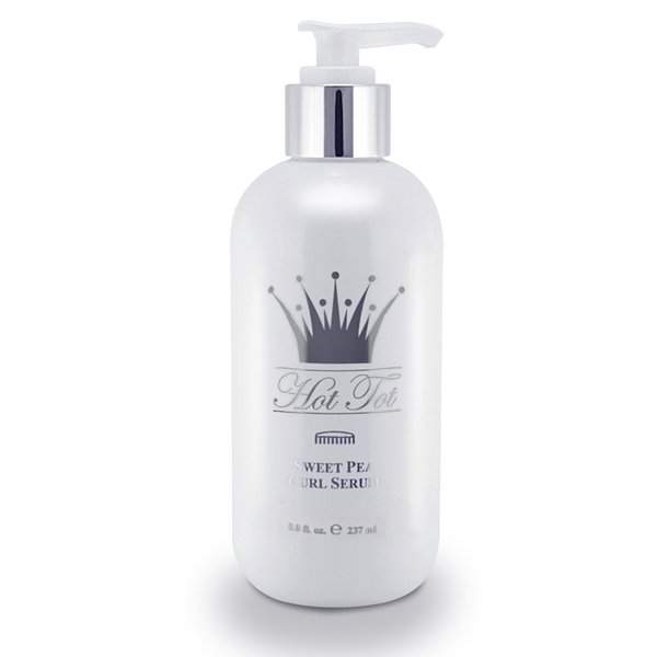 Hot Tot Sweet Pea Curl Cream, Ultra Light, White Tea, Shea Butter Grape Seed Oil- Cruelty Free Hair Care For Babies Toddlers and Children