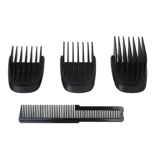 Vicue Upgraded 3x Replacement Haircut Blade Guards with Small Beard Comb Compatible for Philip Norelc Multigroom with Small Beard Comb - 9mm 12mm 16mm