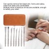 Watris Veiyi 8PCS Foot Shaver Pedicure Tool, Pedicure Knives Set, Stainless Steel Dead Skin Removal Kit, Foot File Callus Nail for Women Men Care Feet