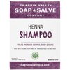 Chagrin Valley Soap & Salve Organic Natural Shampoo Bar - Henna (1 Bar)