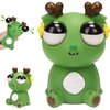 FoalEvooluy 2025 Squeeze Eye Popping Out Stress Relief Cute Dragon Toy,Funny Eyeball Burst Toys for Adults Stress Relief Ornaments Figure Toy,Office and Party Favors Gifts (Green)