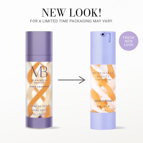 Meaningful Beauty Crème De Serum, Melon Extract Night Moisturizer, orange