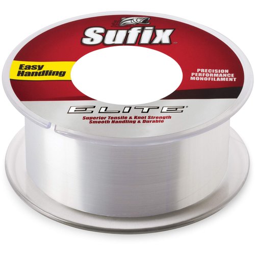 Sufix Elite 10 lb Fishing Line (Clear, Size- 330 YD Spool)