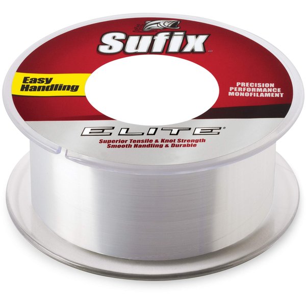 Sufix Elite 10 lb Fishing Line (Clear, Size- 330 YD Spool)