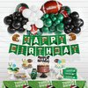 Hombae Football Party Decorations, Football Birthday Party Decorations Supplies Kit, Football Cupcake Toppers, Football Decorations for Party, Football Banner with Football Balloon Garland Arch Kit