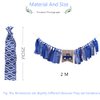 High Chair Pull Flag Blue Truck Logo 1 Year Old Birthday Banner Boy Baby Birthday Party Theme Decoration Props Background for Shooting Children Birthday Commemorative Gift