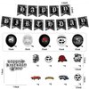 Wood Homing Cholo Birthday Party Decorations, Early 2000s Party Kit for Teens, Old School Black Cholo Theme Balloon, Happy Birthday Banner and Cake Topper for Party Decor, Cholo Theme Party Supplies