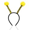 SUWOW Bee Headband Bumble Bee Headband Bee Antenna Headband Bumble Bee Ears Bee Headpiece Dog Antenna Headband Bug Ears Headband Bumblebee Costume Accessories for Girls Women Adults Halloween Party