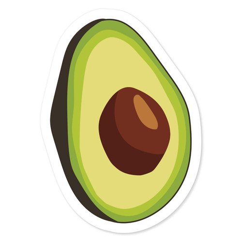 MightySkins Peel and Stick Art Removable Nature Lover Cute VSCO Girl Dorm Room Decor 48&quot; Avocado ...