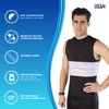 NYOrtho Rib Brace - Plush Chest Brace For Men - Fits 30"- 75" - Rib Injury - Cracked, Fractured or Dislocated Ribs - Rib Protector - Rib Cage - Rib Belt - Rib Wrap - Rib Compression
