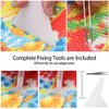 Complete 5D Diamond Painting Kit Tool, Tomorotec Diamond Painting Accessories, Light Drill Pens, Fix Tools Aligning Repair, Painting Roller, Storage Box, Plastic Tray Kits for DIY Craft