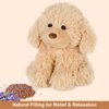 SuzziPals Warmable Golden Retriever Stuffed Animal, Microwavable Stuffed Animal Heating Pads for Cramps & Pain, Lavender Dog Stuffed Animals for Anxiety, Dog Plush Toy Golden Retriever Gifts for Kids