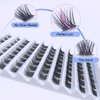 Cluster Lashes 8-16mm 80pcs Individual Lashes Volume Eyelash Clusters DIY Lash Extension Fluffy Cluster Eyelash Extensions Kit Soft Lash Clusters(Z008))