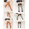 CISMARK Cartoon Animal Cat Bear Fox Cotton over Calf Knee High Socks One Size 6 Colors
