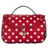 Yeiotsy Travel Makeup Bag Cute, Stylish Polka Dots Cosmetic Bag for Women Hanging Toiletry Bag Organizer (Classic Red)