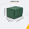 Card Guardian - Premium Deck Box (Green) for 100+ Cards for Trading Card Games Compatible with Magic the gathering (MTG), Commander Deck, Yugioh Deck Box, Pokemon TCG, Sports Card Storage Boxes
