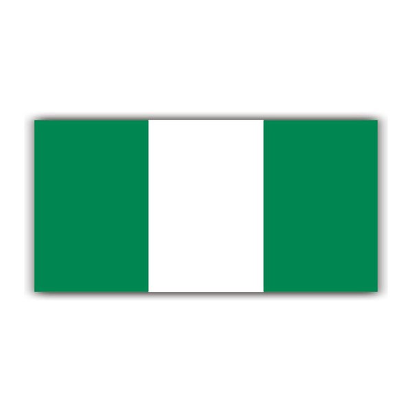 Womaha 30 Sheets Nigeria Flag Temporary Tattoos Fans Face Tattoo Stickers for Adults Kids Group Activity Props