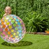 Intex Jumbo Inflatable 42" Giant Beach Ball - Crystal Clear with Translucent Dots, 1 Pack